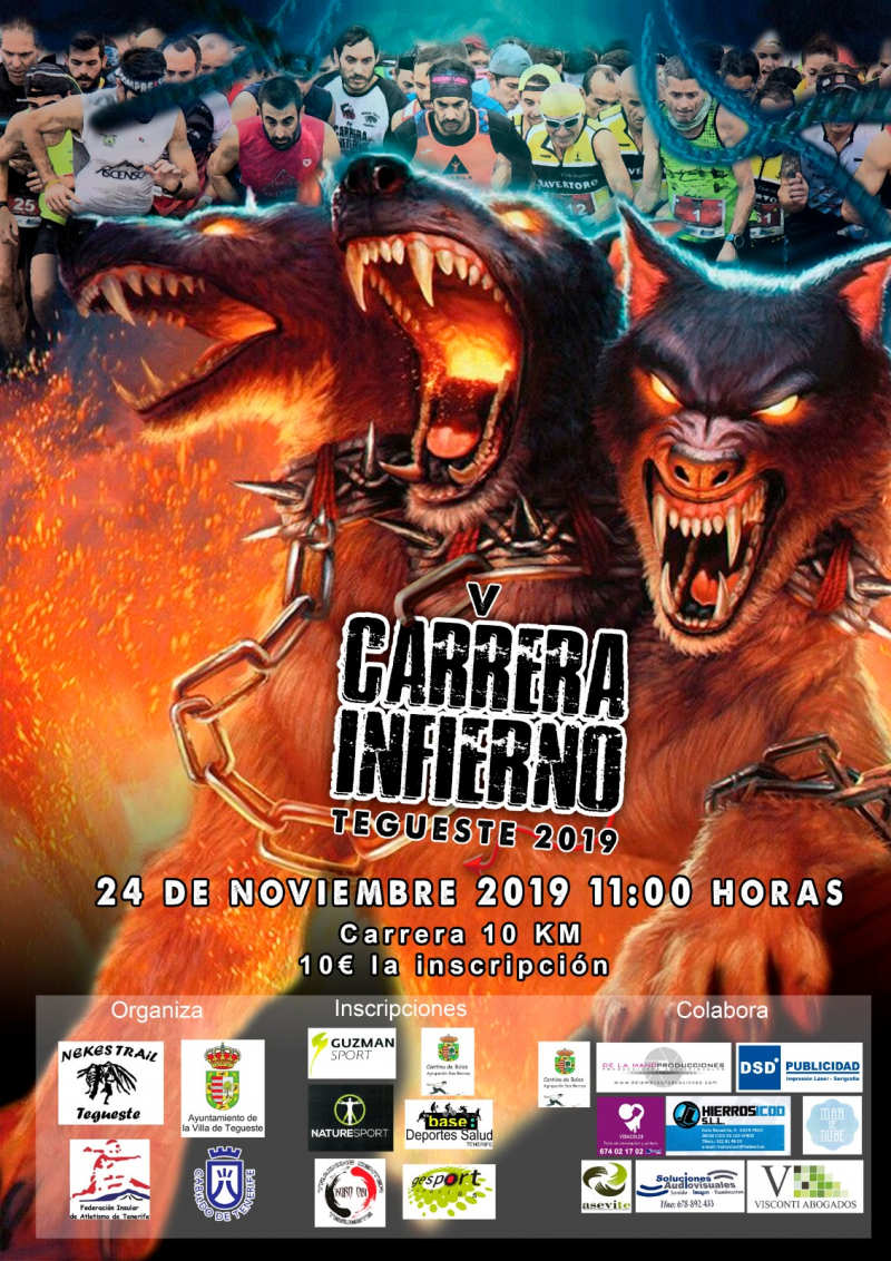 V CARRERA DE MONTAÑA EL INFIERNO 2019 - Inscríbete
