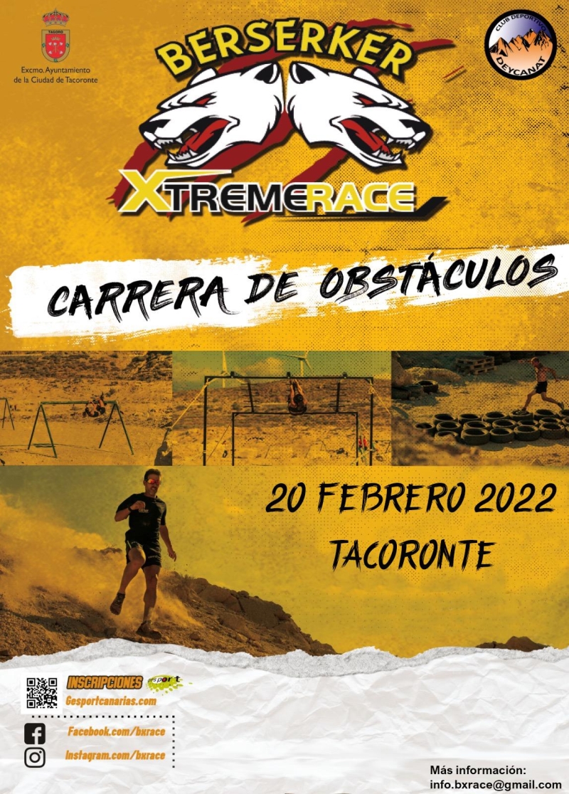 BERSERKER XTREME RACE TACORONTE - Inscríbete