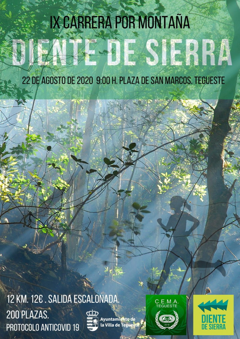 DIENTE DE SIERRA TEGUESTE 2020 - Iscriviti