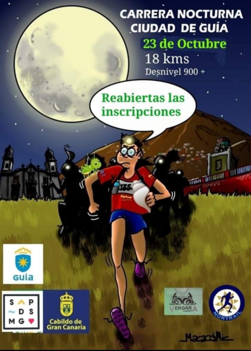 CARRERA NOCTURNA DE GUÍA 2021 - Inscríbete
