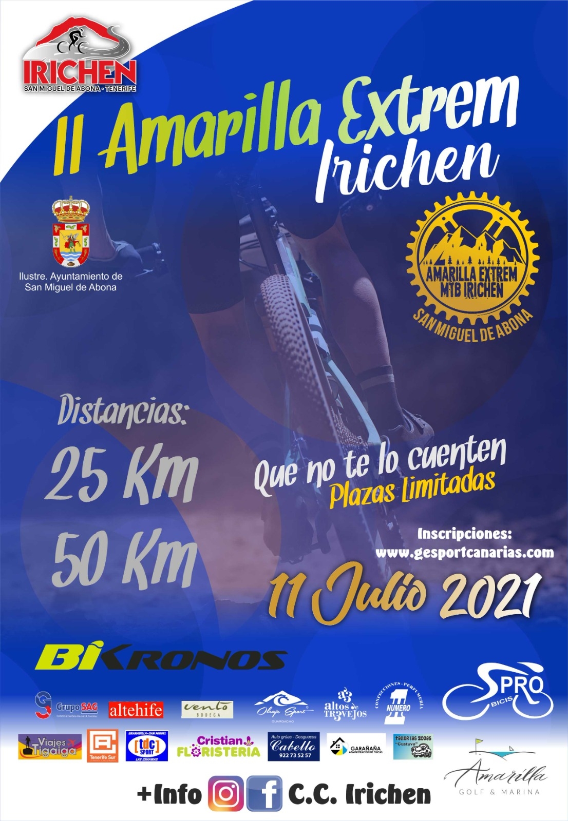 II AMARILLA EXTREME MTB IRICHEN - Inskriba zaitez