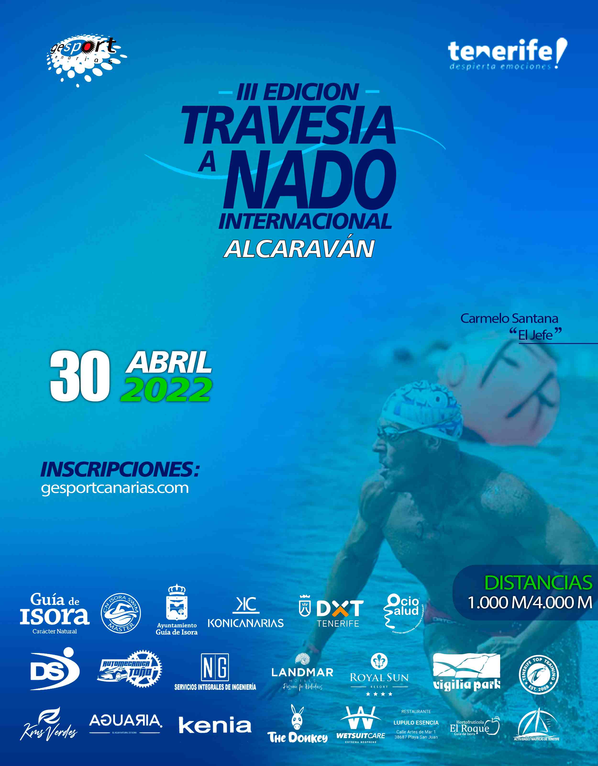 III TRAVESÍA A NADO ALCARAVÁN 2022 - Inscreva-se