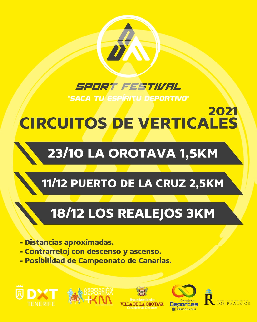 I CIRCUITO DE VERTICALES SPORT FESTIVAL 2021 - Inscríbete