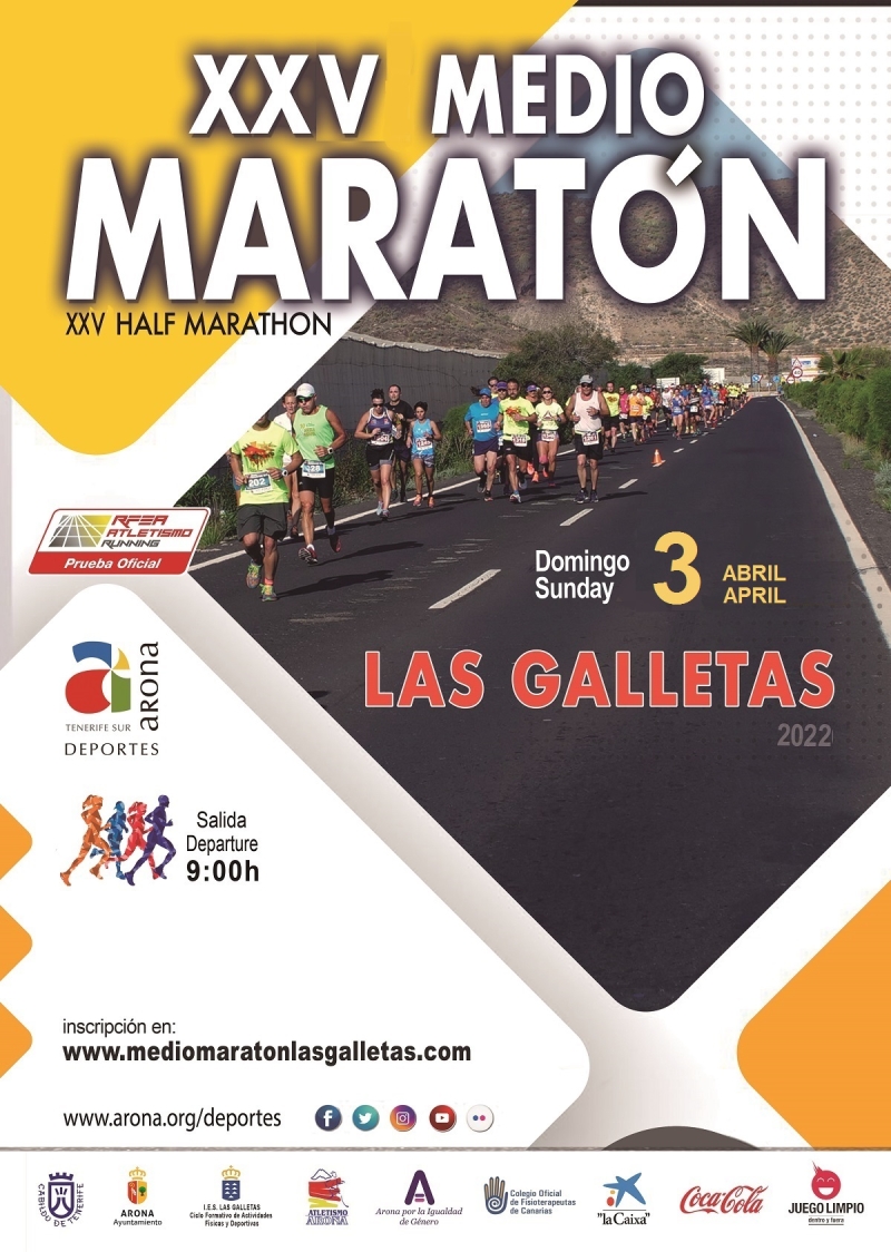 XXV MEDIO MARATÓN LAS GALLETAS - Inscríbete