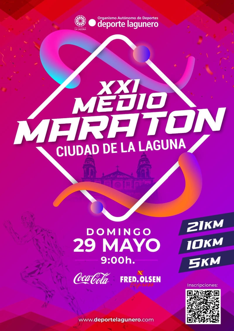 XXI MEDIA MARATÓN CIUDAD DE LA LAGUNA - Inskriba zaitez