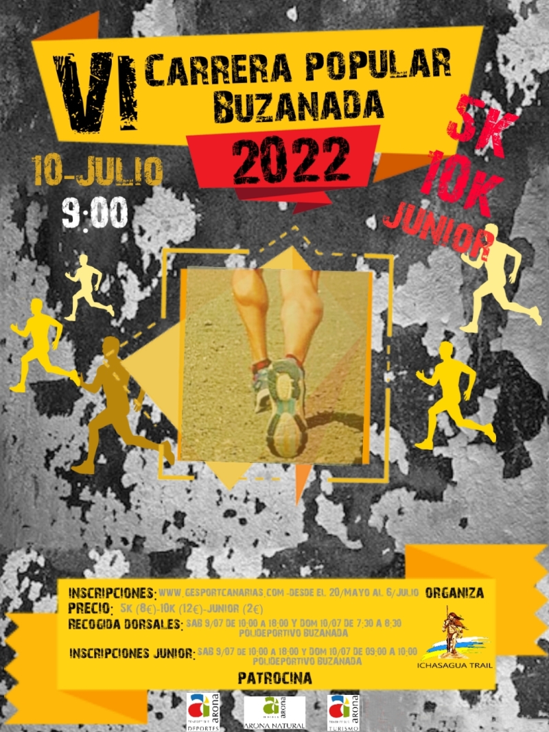 VI CARRERA POPULAR BUZANADA - Inscríbete