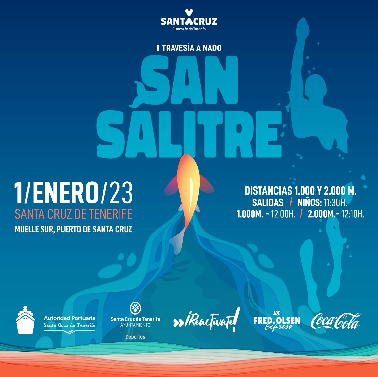 II TRAVESÍA A NADO SAN SALITRE SANTA CRUZ DE TENERIFE - Inscríbete
