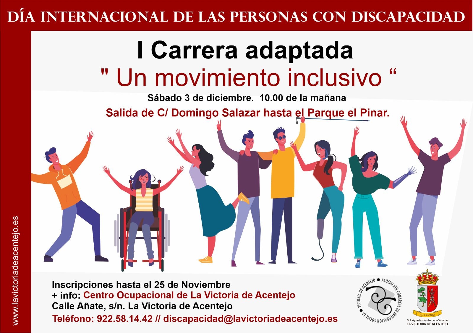 I CARRERA ADAPTADA 'UN MOVIMIENTO INCLUSIVO' - Inscríbete