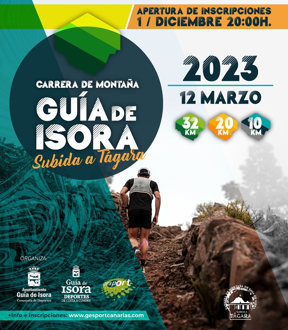 XII CARRERA DE MONTAÑA GUÍA DE ISORA 2023 - Inscríbete