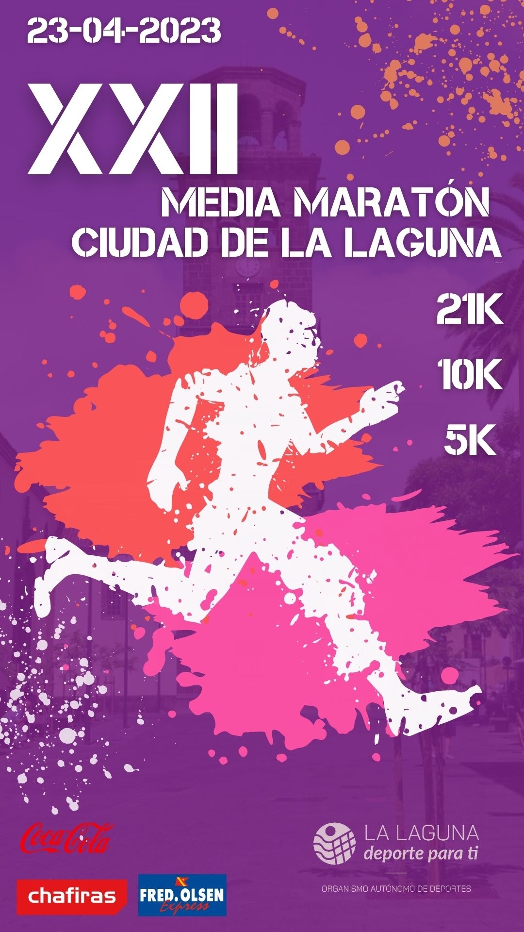 XXII MEDIA MARATÓN CIUDAD DE LA LAGUNA - Inscreva-se