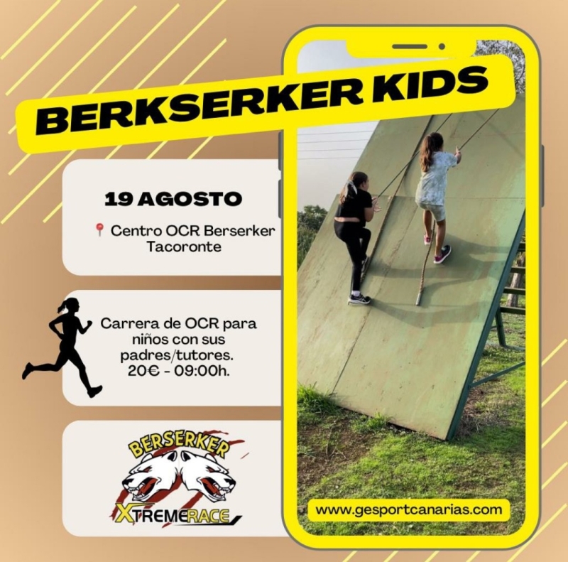 BERSERKER OCR KIDS 2023 - Inscrivez-vous