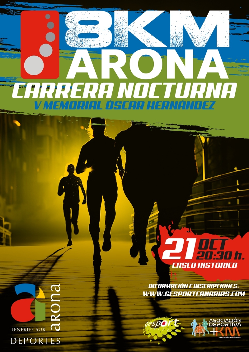 CARRERA NOCTURNA ARONA 2023 - Inscríbete