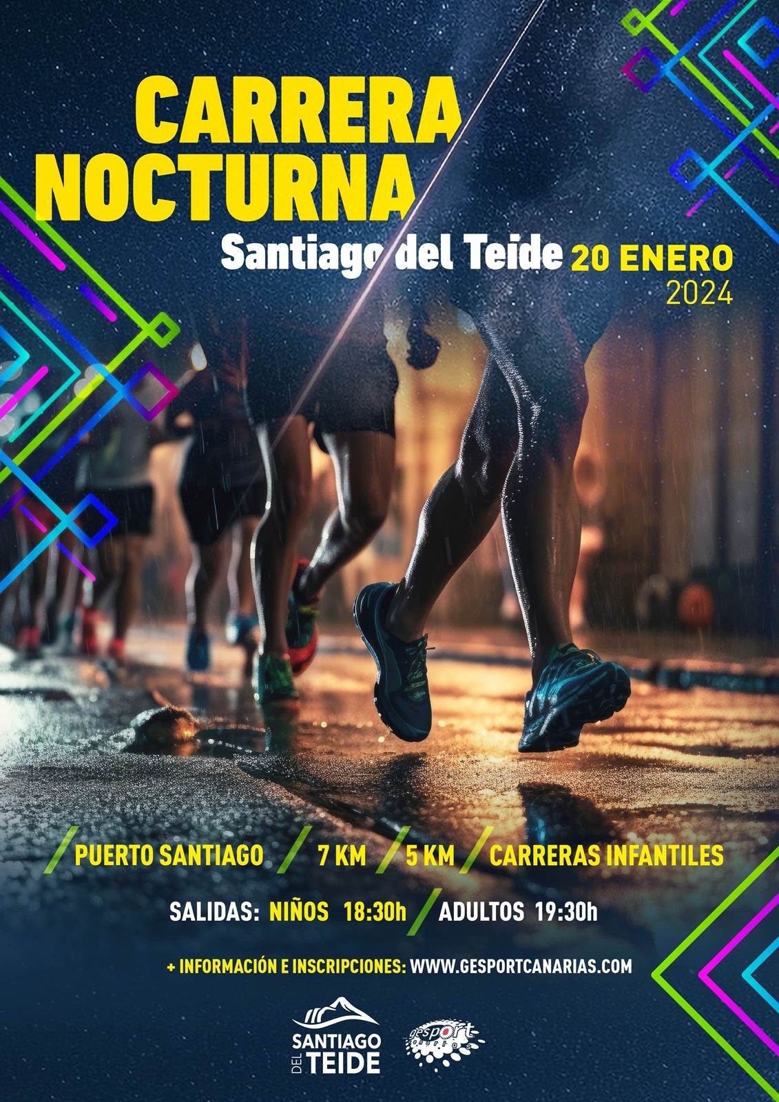 CARRERA NOCTURNA SANTIAGO DEL TEIDE 2024 - Inscríbete