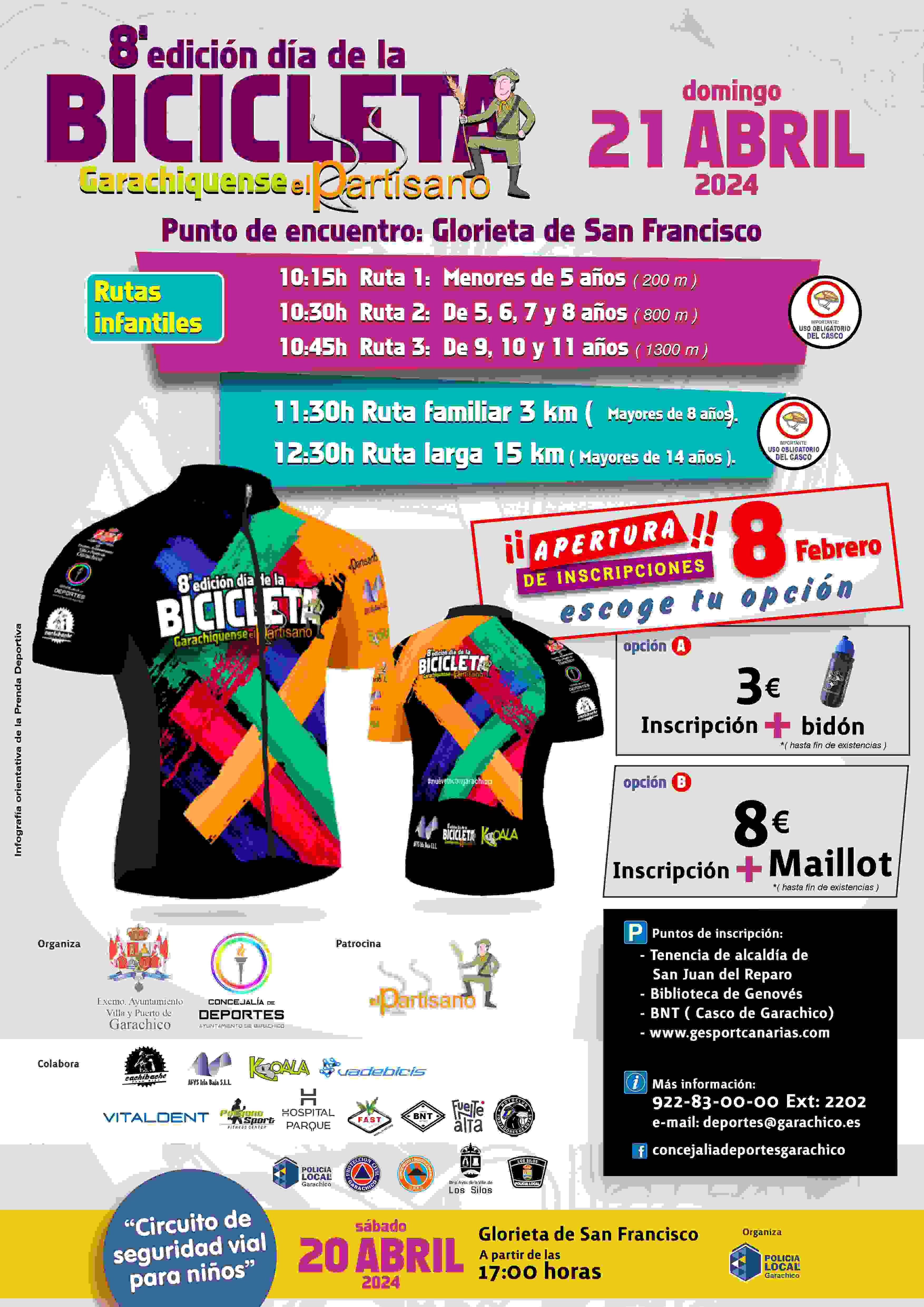 8ª EDICIÓN DÍA DE LA BICICLETA GARACHIQUENSE - Inscríbete