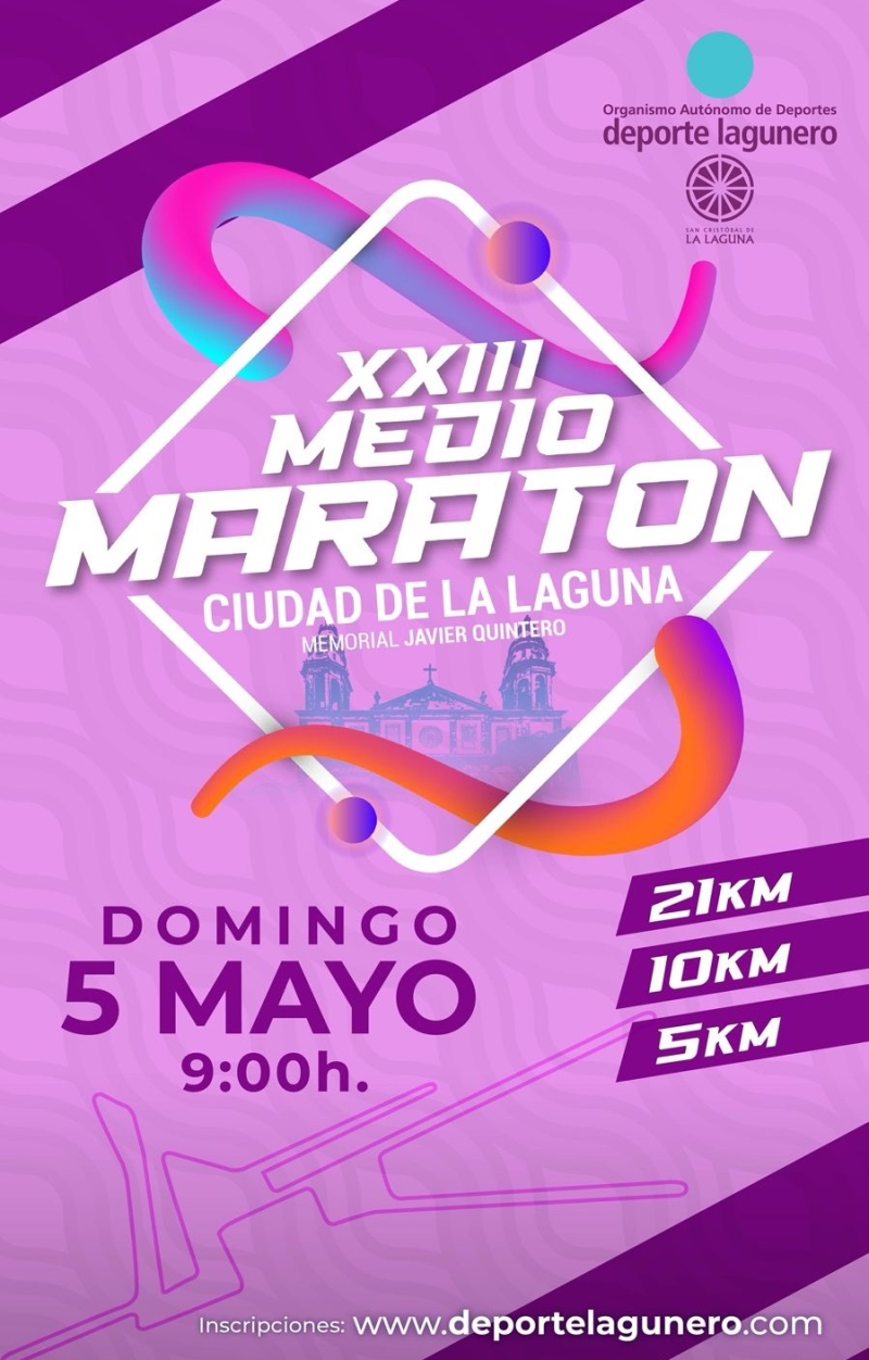 XXIII MEDIA MARATÓN CIUDAD DE LA LAGUNA - Inscríbete