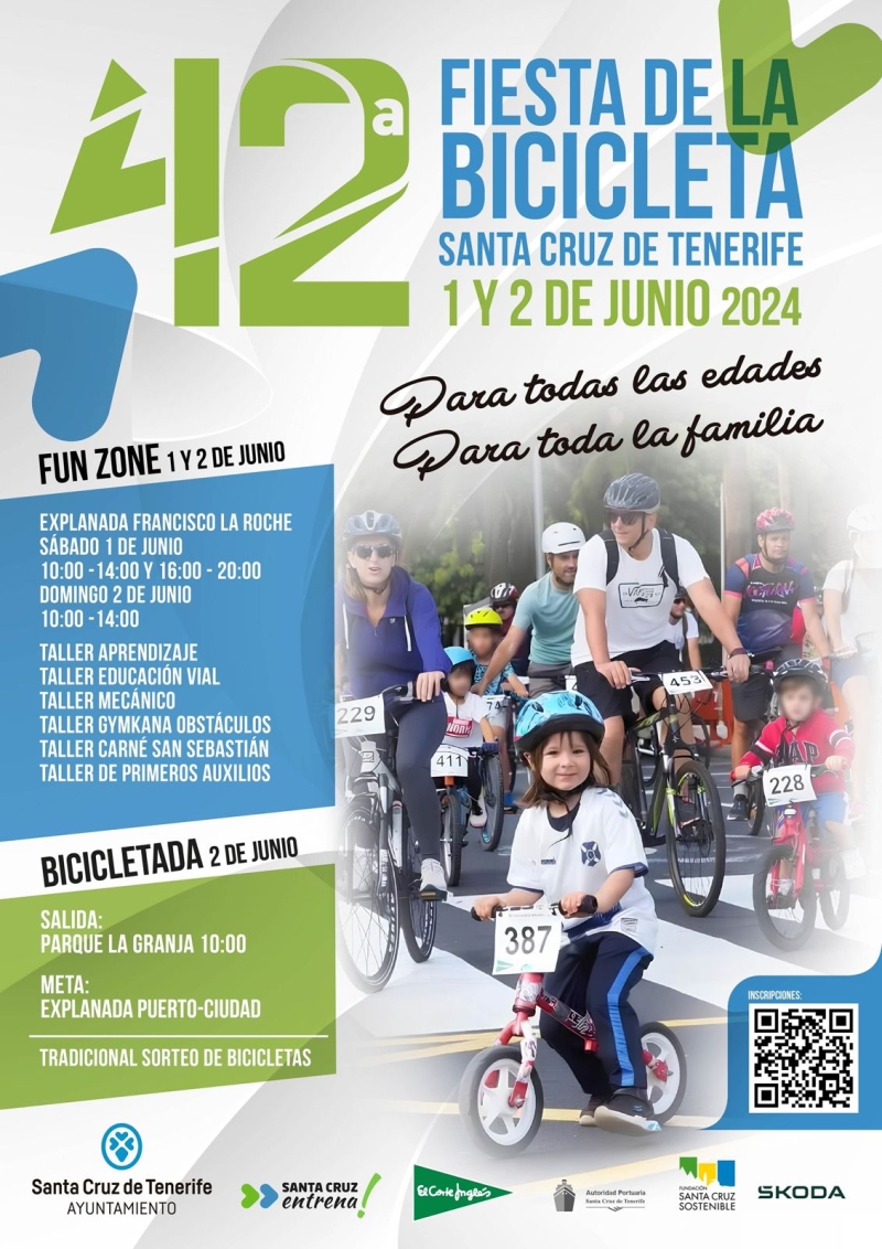 42ª FIESTA DE LA BICICLETA DE SANTA CRUZ DE TENERIFE - Inscríbete