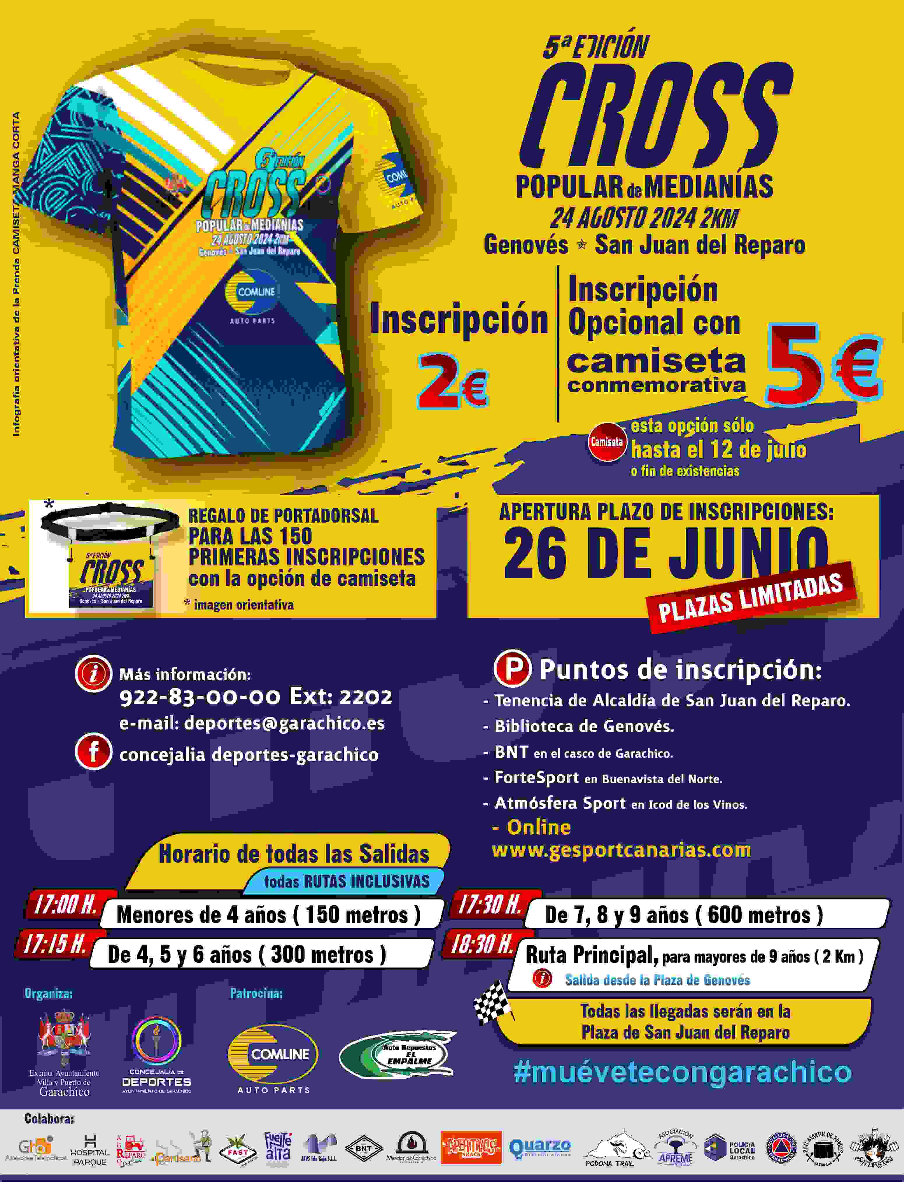 5ª EDICIÓN CROSS POPULAR MEDIANÍAS - Inskriba zaitez