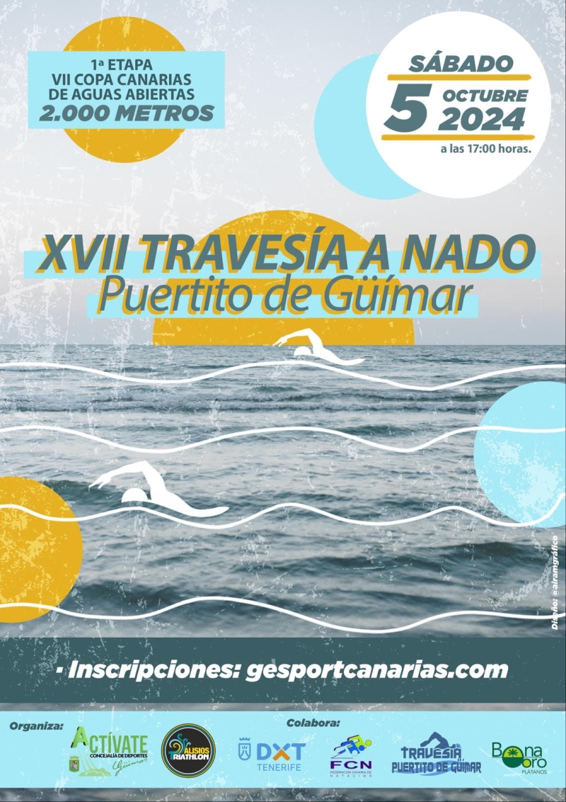 XVII TRAVESÍA A NADO PUERTITO DE GÜIMAR - Inscríbete