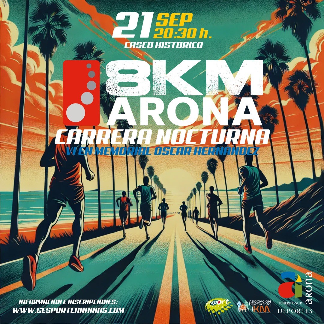 CARRERA NOCTURNA ARONA 2024 - Inscríbete