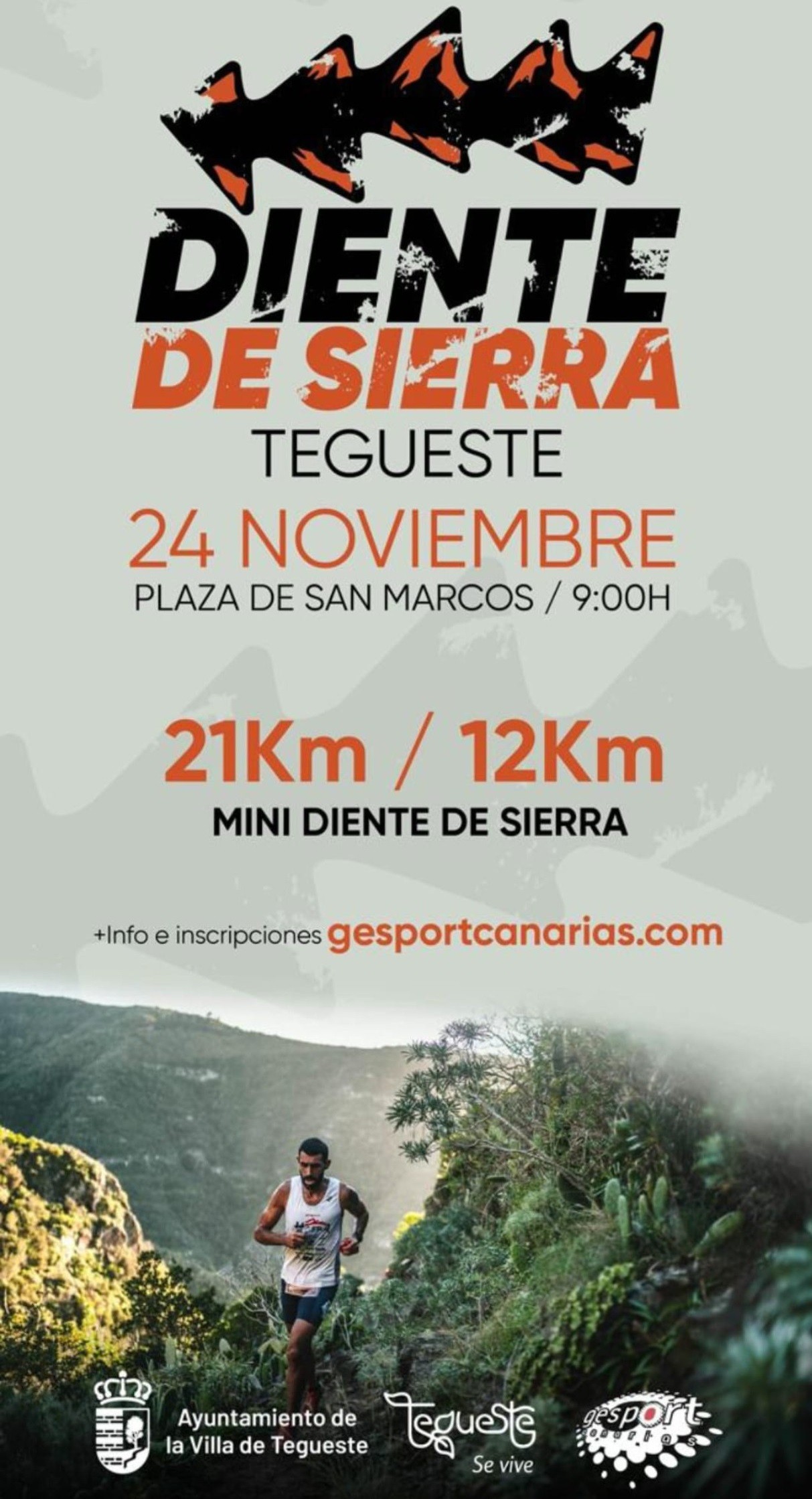 DIENTE DE SIERRA TEGUESTE 2024 - Inscríbete
