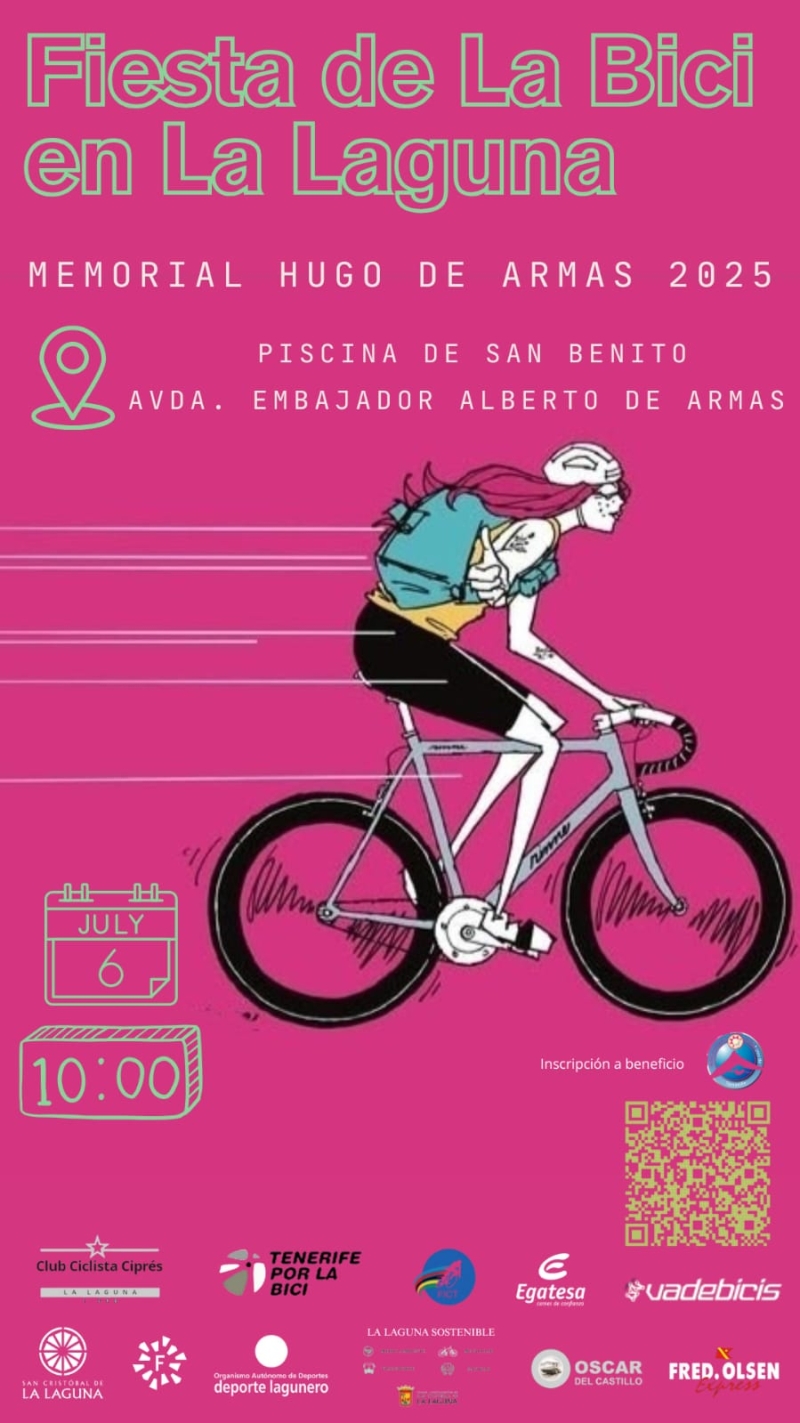 FIESTA DE LA BICICLETA DE LA LAGUNA - MEMORIAL HUGO DE ARMAS - Inscríbete