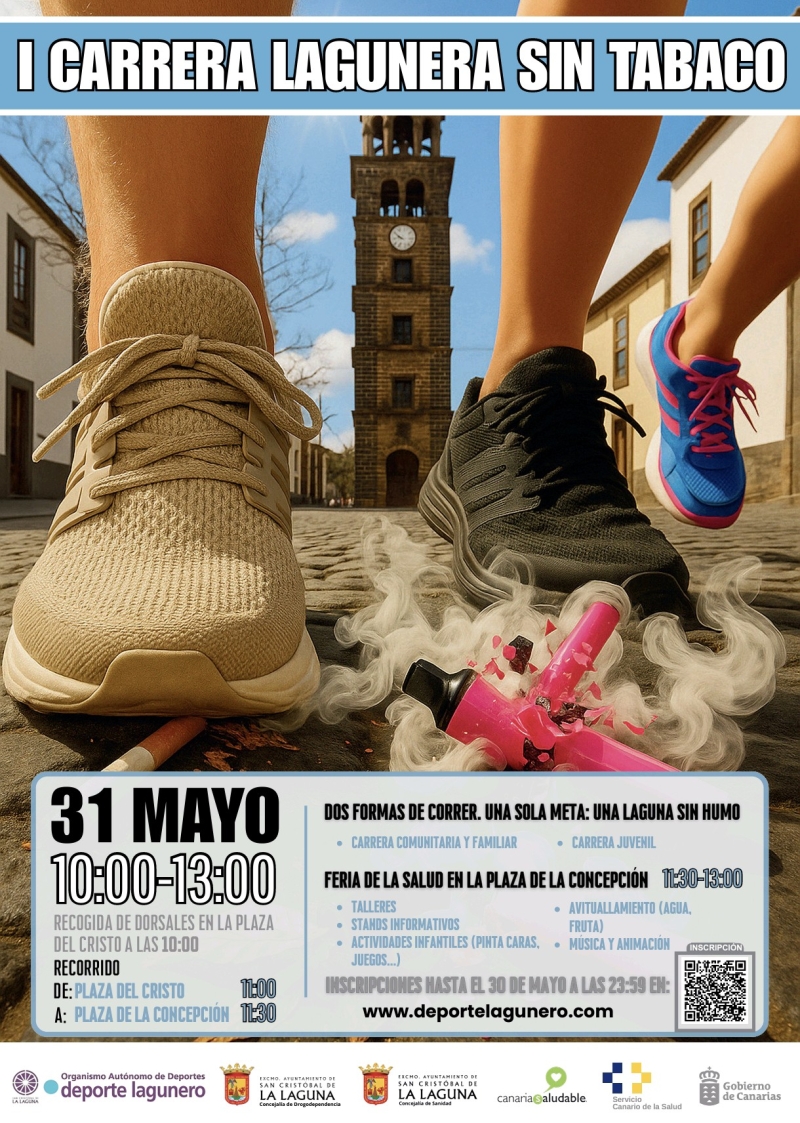 CARRERA LAGUNERA SIN TABACO - Inscríbete
