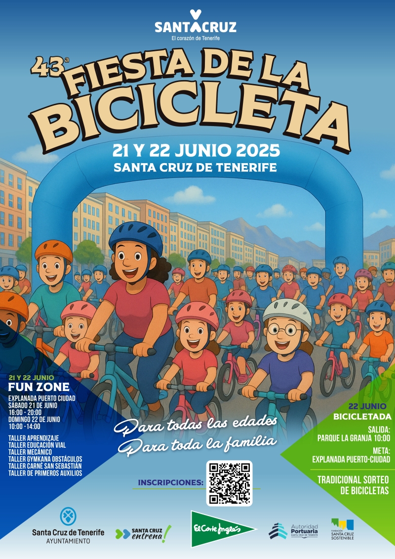 43ª FIESTA DE LA BICICLETA DE SANTA CRUZ DE TENERIFE - Inscris-toi