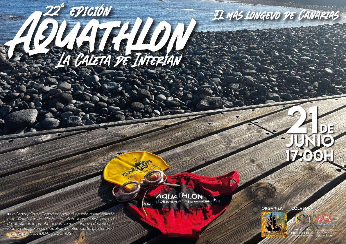 AQUATHLON LA CALETA DE INTERIAN 2025 - Inscríbete