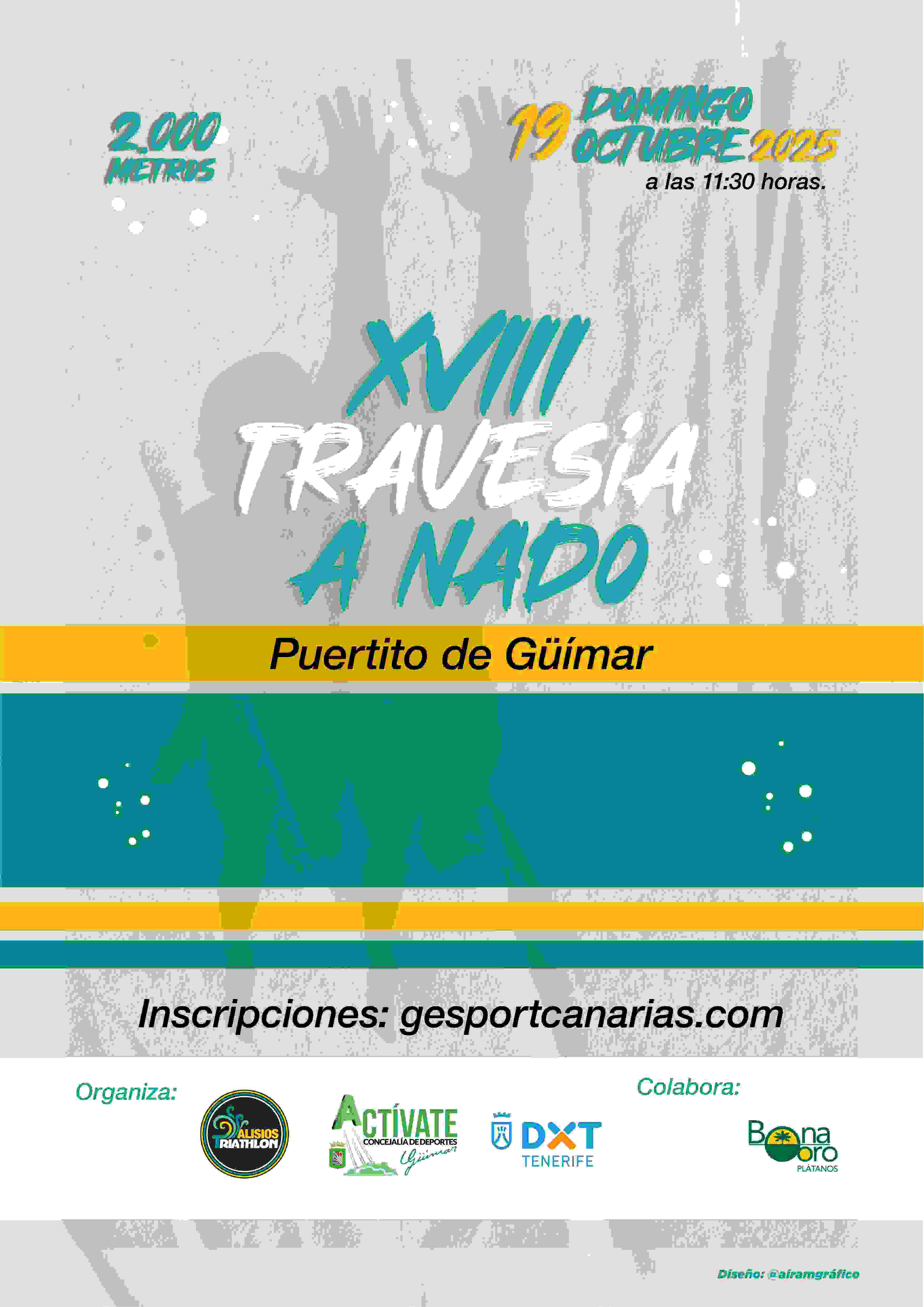 XVIII TRAVESÍA A NADO PUERTITO DE GÜIMAR - Inscríbete