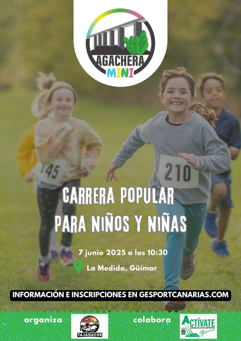 CARRERA AGACHERA MINI - Inscríbete