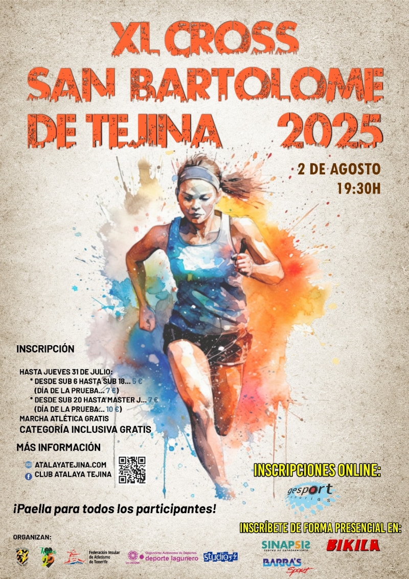 XL CROSS SAN BARTOLOMÉ DE TEJINA 2025 - Inscríbete