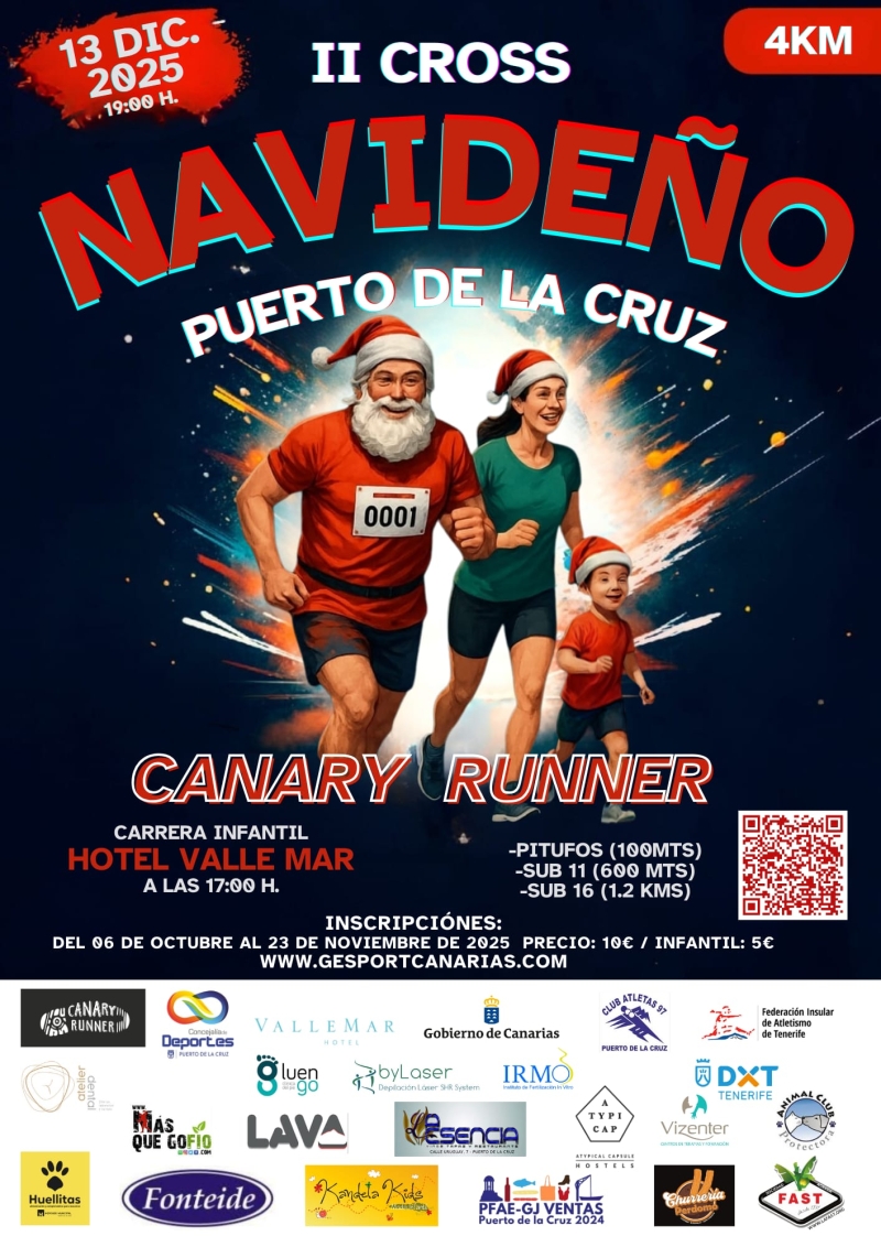 II CROSS NAVIDEÑO PUERTO DE LA CRUZ 2025 - Iscriviti