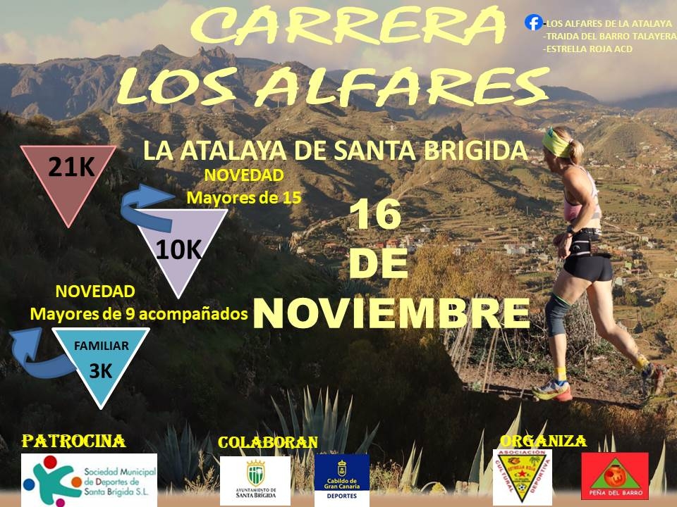CARRERA LOS ALFARES LA ATALAYA DE SANTA BRIGIDA 2025 - Inscríbete