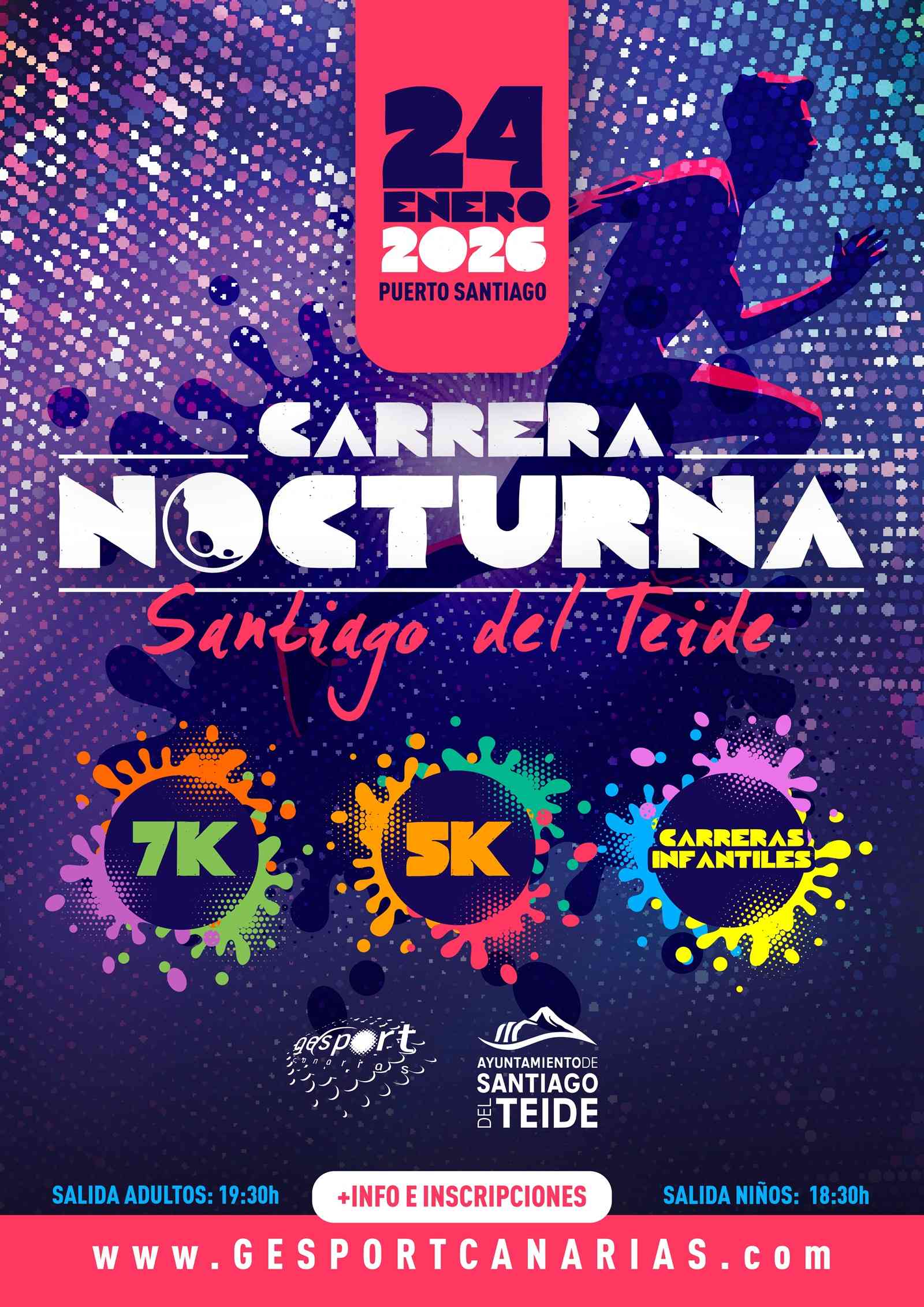CARRERA NOCTURNA SANTIAGO DEL TEIDE 2026 - Inscríbete