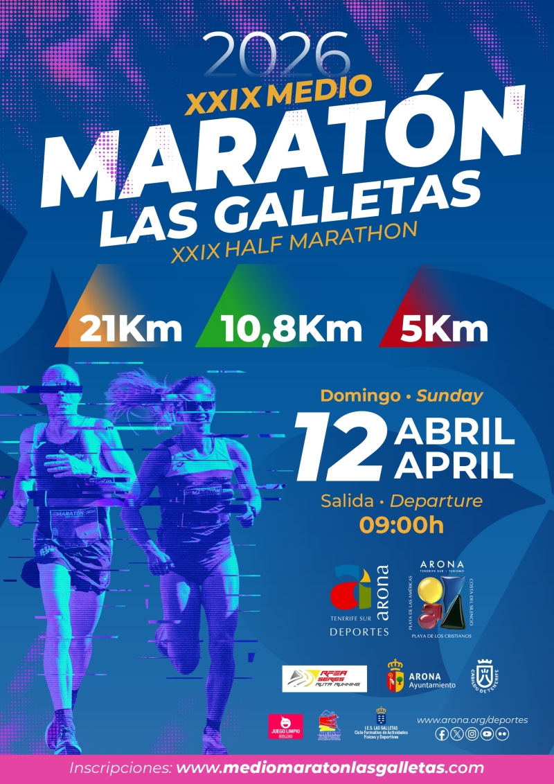 XXIX MEDIO MARATÓN LAS GALLETAS - Inscríbete
