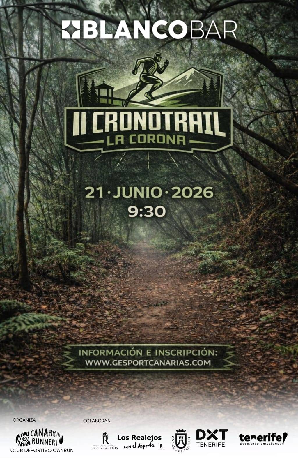 CRONO TRAIL LA CORONA 2026 - Inscríbete
