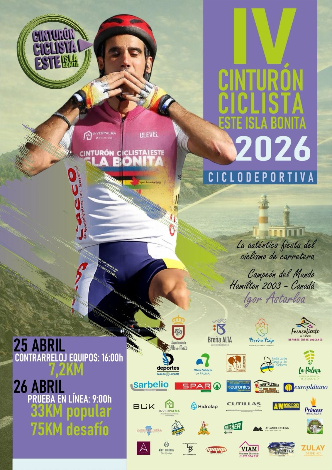 IV CINTURÓN CICLISTA ESTE ISLA BONITA 2026 - Register