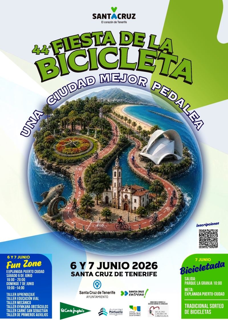 44ª FIESTA DE LA BICICLETA DE SANTA CRUZ DE TENERIFE  - Inscríbete