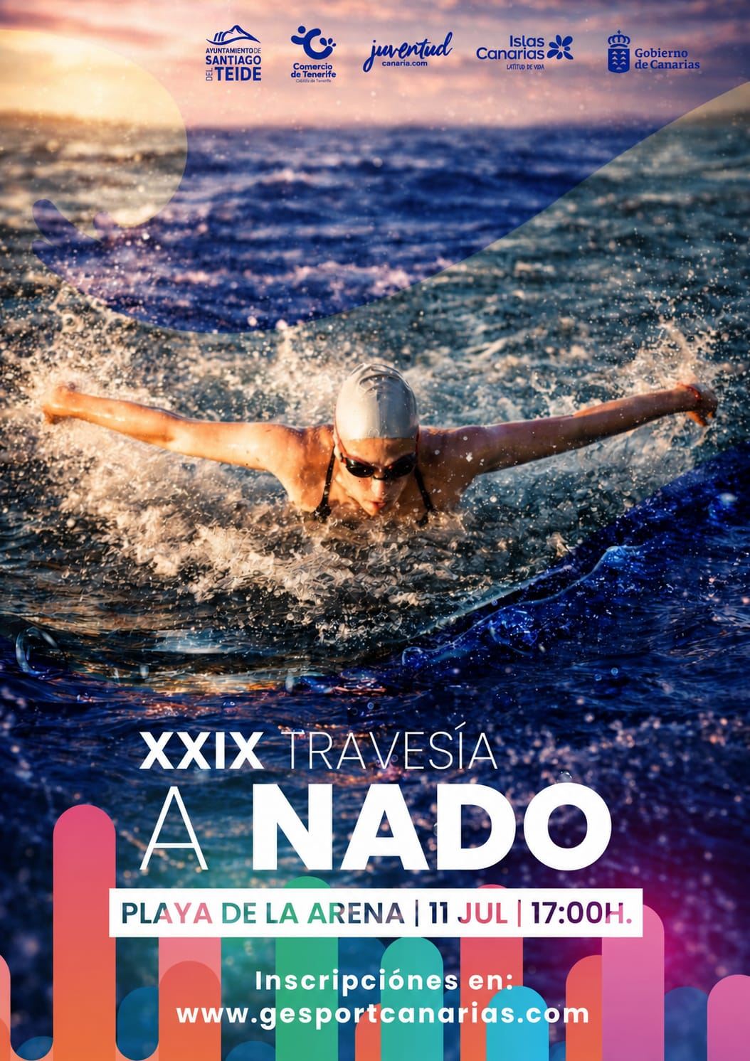 XXIX TRAVESÍA A NADO PLAYA DE LA ARENA 2026 - Inscríbete
