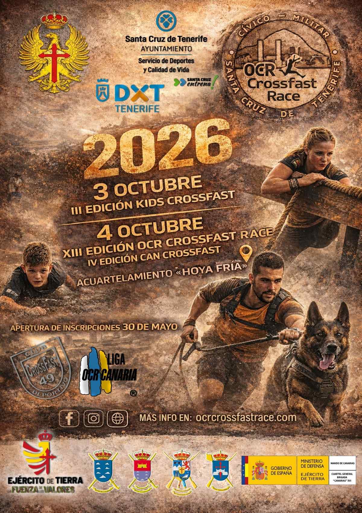 OCR CROSSFAST RACE SANTA CRUZ DE TENERIFE 2026 - Inscríbete