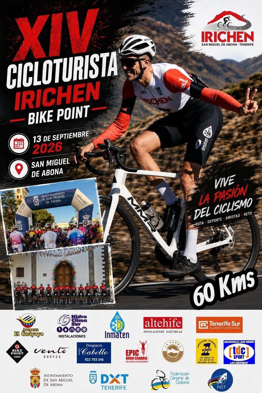 XIV CICLOTURISTA IRICHEN - BIKE POINT 2026 - Inscríbete