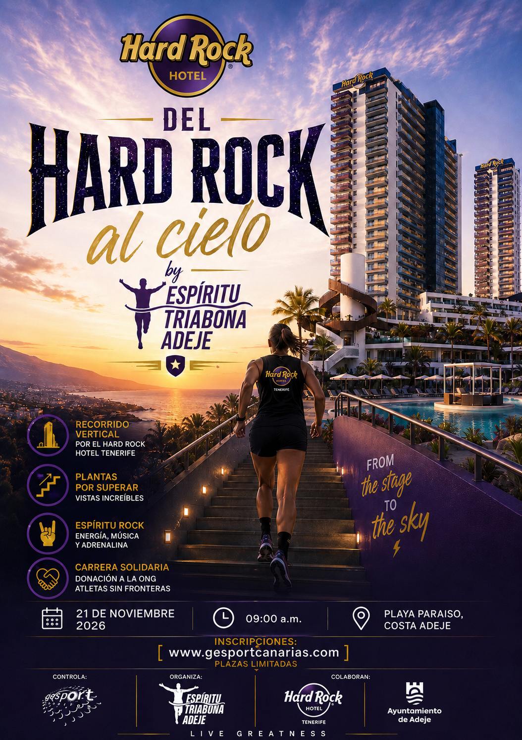 DEL HARD ROCK AL CIELO BY ESPÍRITU TRIABONA ADEJE - Inscríbete