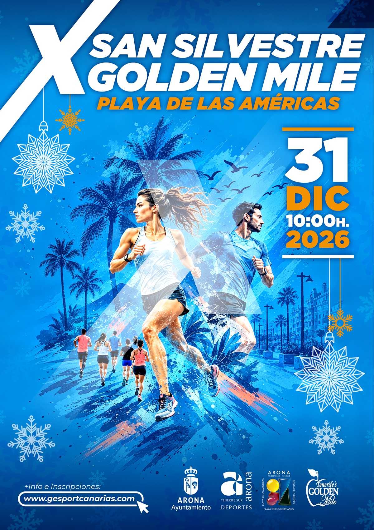 X SAN SILVESTRE GOLDEN MILE PLAYA DE LAS AMÉRICAS - Inscríbete