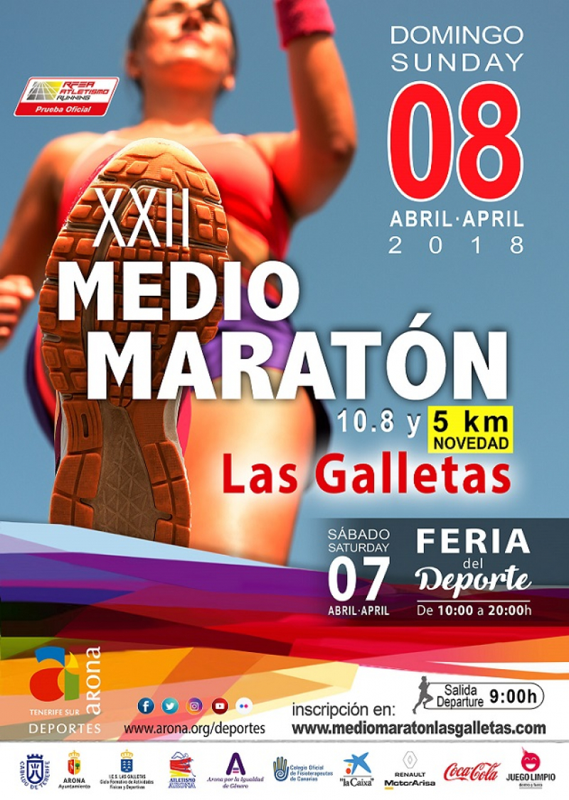 XXII MEDIO MARATÓN LAS GALLETAS - Inscríbete