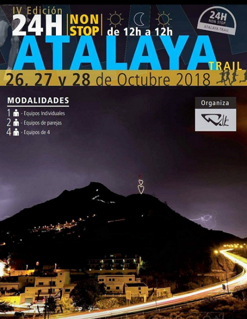 24HORAS NON STOP ATALAYA TRAIL - Inscríbete