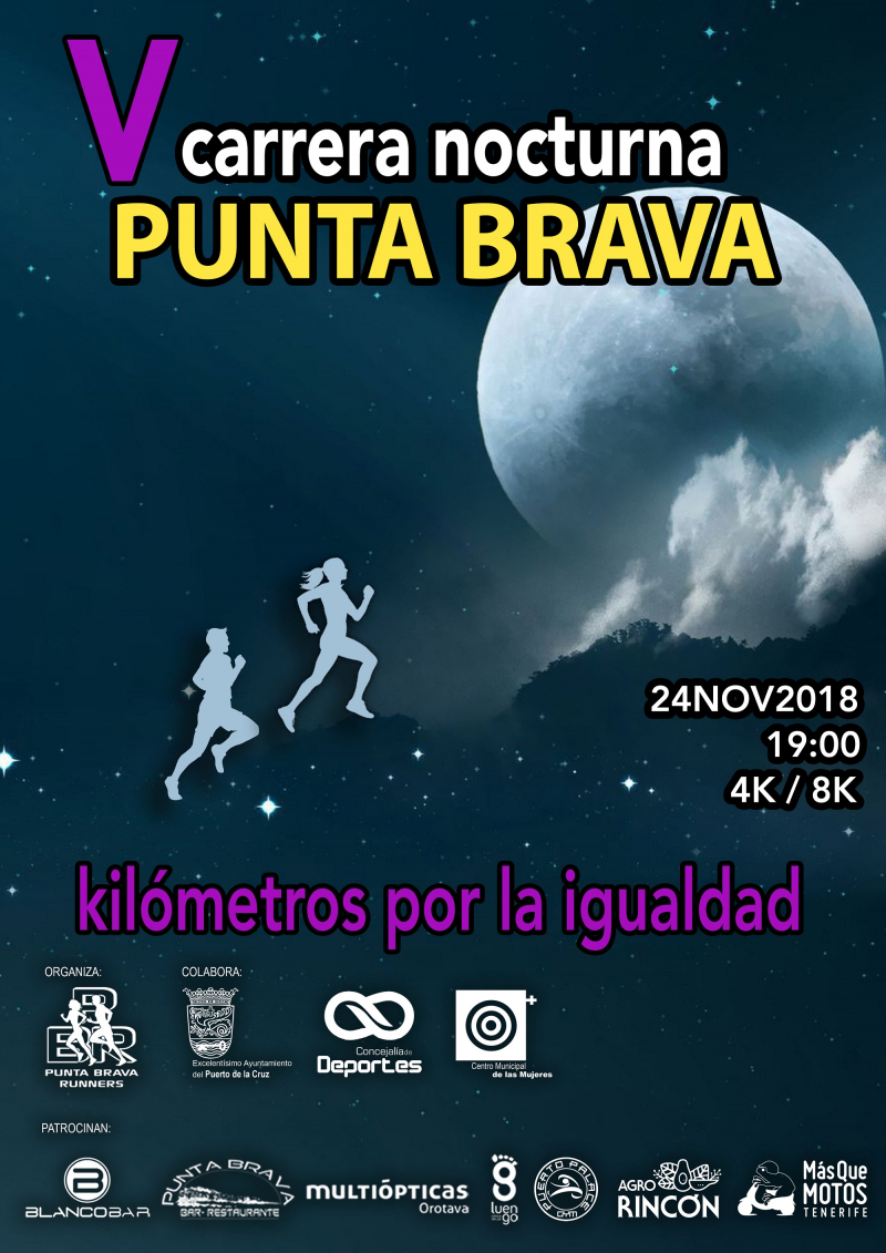 V CARRERA NOCTURNA PUNTA BRAVA - Inscriu-te