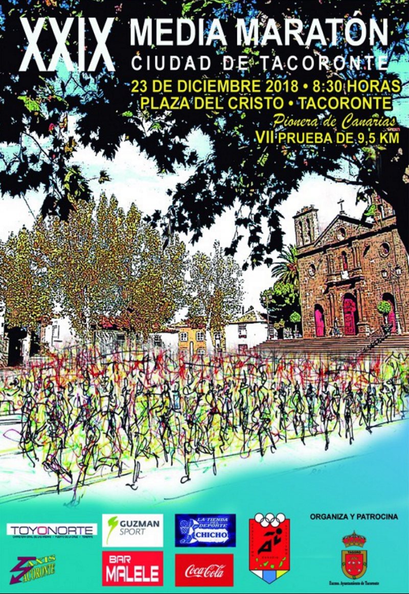 XXIX MEDIA MARATÓN CIUDAD DE TACORONTE - Inscríbete