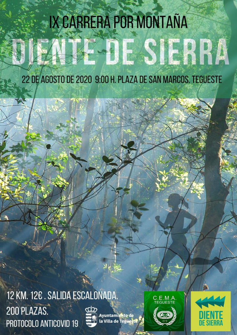 DIENTE DE SIERRA TEGUESTE 2020 - Inscríbete