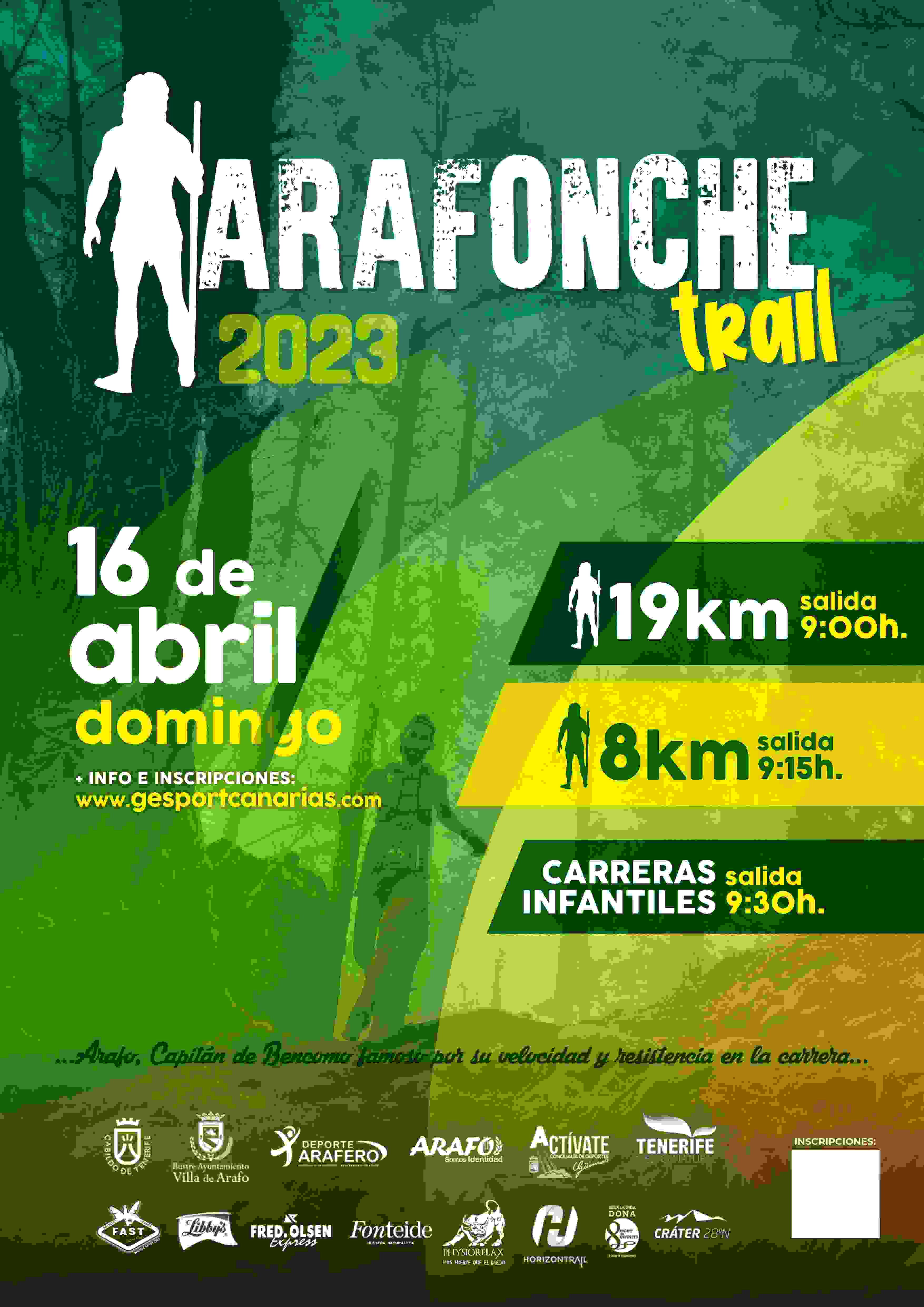 ARAFONCHE TRAIL 2023 - Inscríbete ARAFONCHE TRAIL 2023 - Inscríbete