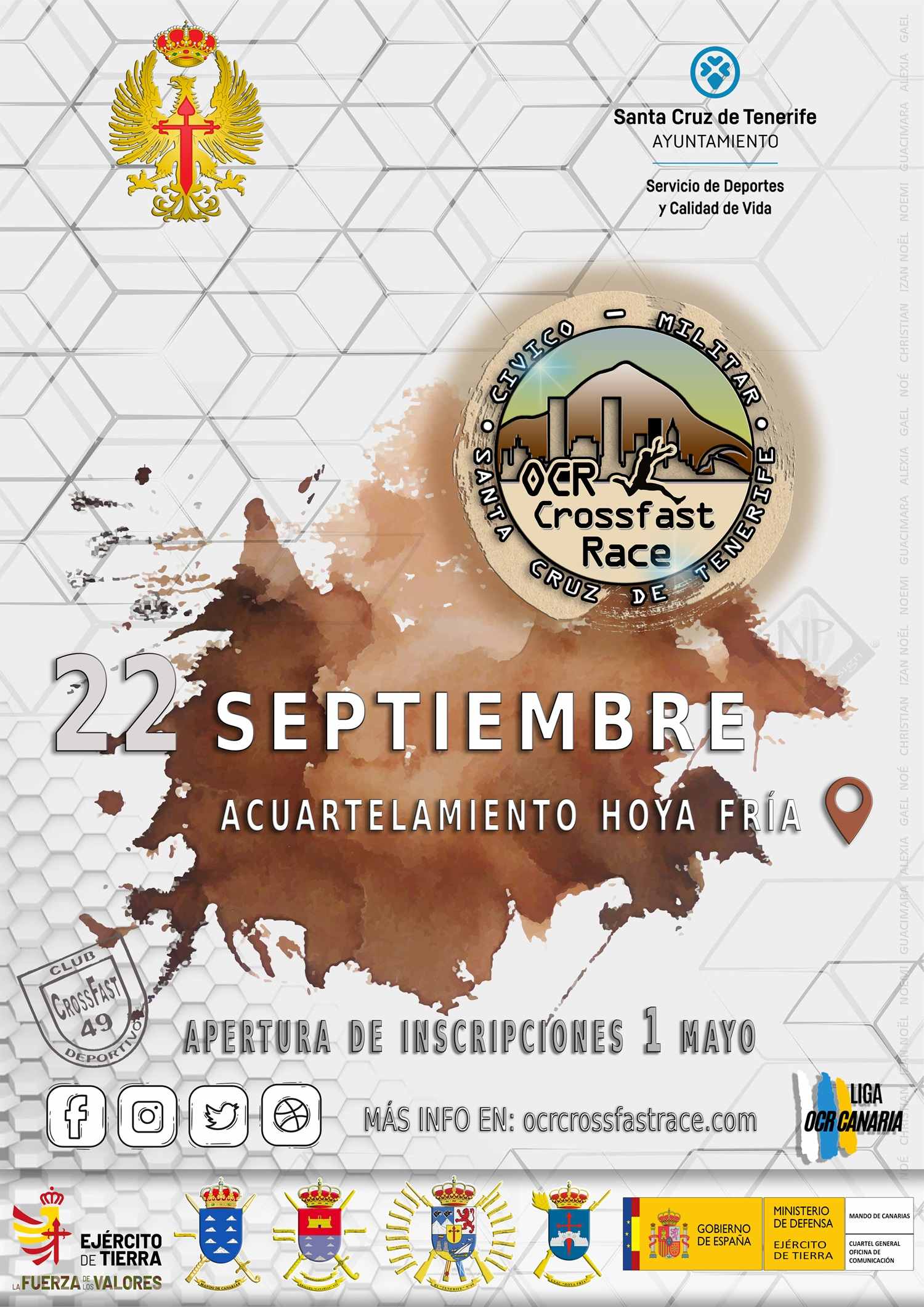 OCR CROSSFAST RACE SANTA CRUZ DE TENERIFE 2024 - Inscríbete OCR CROSSFAST RACE SANTA CRUZ DE TENERIFE 2024 - Inscríbete